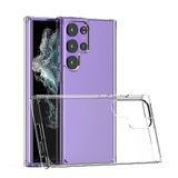 Case 4U Samsung Galaxy S23 Ultra Kılıf Şeffaf Sert Sararmaz Coss Kapak Şeffaf