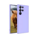 Case 4U Samsung Galaxy S23 Ultra Uyumlu Kılıf Kamera Korumalı Içi Kadife Logosuz Mara Lansman Silinebilir Kılıf Lila