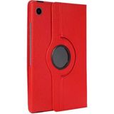 Case 4U Samsung Galaxy Tab A8 10.5 SM-X200 (2021) Uyku Modlu 360 Derece Dönebilen Standlı Tablet Kılıfı Kırmızı