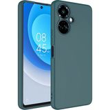 Case 4U Tecno Camon 19 Pro Kılıf Kamera Korumalı Içi Kadife Logosuz Mara Lansman Silinebilir Kılıf Koyu Yeşil - Tecno Camon 19 Pro 5g