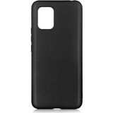 Case 4U Xiaomi Mi 10 Lite Kılıf Klasik Mat Renkli Yumuşak Premier Silikon Siyah