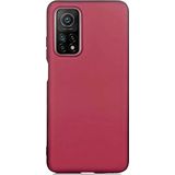 Case 4U Xiaomi Mi 10T Kılıf Klasik Mat Renkli Yumuşak Premier Silikon Koyu Mor