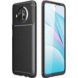 Case 4U Xiaomi Mi 10T Lite 5G Kılıf Rugged Armor Karbon Desenli Lüx Negro Silikon Arka Kapak Siyah