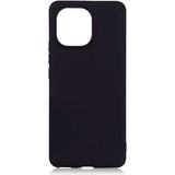Case 4U Xiaomi Mi 11 Kılıf Klasik Mat Renkli Yumuşak Premier Silikon Siyah