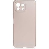 Case 4U Xiaomi Mi 11 Lite Kılıf Klasik Mat Renkli Yumuşak Premier Silikon Altın