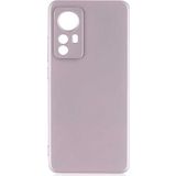 Case 4U Xiaomi Mi 12 Kılıf Klasik Mat Renkli Yumuşak Premier Silikon Rose Gold