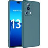 Case 4U Xiaomi Mi 13 Lite Kılıf Kamera Korumalı Içi Kadife Logosuz Mara Lansman Silinebilir Kılıf Koyu Yeşil