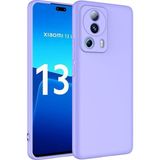Case 4U Xiaomi Mi 13 Lite Kılıf Kamera Korumalı Içi Kadife Logosuz Mara Lansman Silinebilir Kılıf Lila