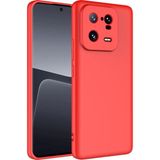 Case 4U Xiaomi Mi 13 Pro Kılıf Kamera Korumalı Içi Kadife Logosuz Mara Lansman Silinebilir Kırmızı
