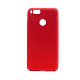 Case 4U Xiaomi Mi 5x Kılıf Klasik Mat Renkli Yumuşak Premier Silikon Kırmızı
