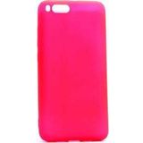 Case 4U Xiaomi Mi 6 Kılıf Klasik Mat Renkli Yumuşak Premier Silikon Pembe