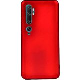 Case 4U Xiaomi Mi ile uyumlu Note 10 Kılıf Klasik Mat Renkli Yumuşak Premier Silikon Kırmızı HBV00000PMG3B