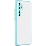Case 4U Xiaomi Mi ile uyumlu Note 10 Lite Kılıf Kamera Korumalı Mat Renkli Buzlu Hux Silikon Turkuaz HBV00000YDO3H