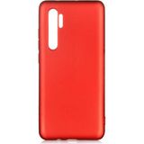 Case 4U Xiaomi Mi Note 10 Lite Kılıf Klasik Mat Renkli Yumuşak Premier Silikon Kırmızı