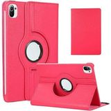 Case 4U Xiaomi Mi Pad 5 Uyku Modlu 360 Derece Dönebilen Standlı Tablet Kılıfı Koyu Pembe