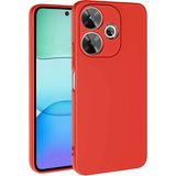 Case 4u Xiaomi Redmi 13 4g Kılıf Kamera Korumalı Içi Kadife Logosuz Mara Lansman Silinebilir Kılıf Kırmızı