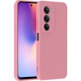 Case 4u Xiaomi Redmi 15 Uyumlu Kılıf Kamera Korumalı Içi Kadife Logosuz Mara Lansman Silinebilir Kılıf Pembe