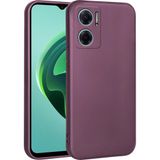 Case 4U Xiaomi Redmi ile uyumlu Note 11E Kılıf Mat Renkli Yumuşak Kalın Sağlam Silikon Kılıf Biye Mor HBCV00003NYMQ6