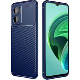Case 4U Xiaomi Redmi ile uyumlu Note 11E Rugged Armor Karbon Uzun Ömürlü Negro Kılıf Lacivert HBCV00003VGEML