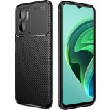 Case 4U Xiaomi Redmi ile uyumlu Note 11E Rugged Armor Karbon Uzun Ömürlü Negro Kılıf Siyah HBCV00003VGEMN