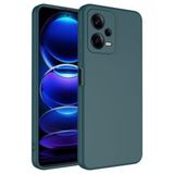 Case 4U Xiaomi Redmi ile uyumlu Note 12 5G Kılıf Kamera Korumalı Içi Kadife Logosuz Mara Lansman Silinebilir Arka Kapak Koyu Yeşil HBCV00004B7CK5