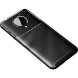 Case 4u Xiaomi Redmi K30 Pro Kılıf Rugged Armor Karbon Desenli Lüx Negro Silikon Arka Kapak Siyah