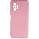 Case 4U Xiaomi Redmi Note 10 Pro Kılıf Kamera Korumalı Içi Kadife Logosuz Mara Lansman Silinebilir Kılıf Açık Pembe