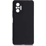 Case 4U Xiaomi Redmi Note 10 Pro Kılıf Klasik Mat Renkli Yumuşak Premier Silikon Siyah