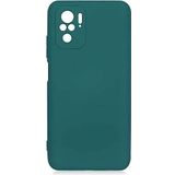Case 4U Xiaomi Redmi Note 10S Kılıf Kamera Korumalı Içi Kadife Logosuz Mara Lansman Silinebilir Kılıf Koyu Yeşil