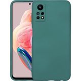Case 4U Xiaomi Redmi Note 12 Pro 4g Kılıf Kamera Korumalı Içi Kadife Logosuz Mara Lansman Silinebilir Kılıf Koyu Yeşil