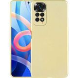 Case 4U Xiaomi Redmi Note 12 Pro 4g Kılıf Klasik Mat Renkli Yumuşak Premier Silikon Altın
