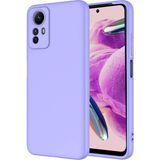 Case 4u Xiaomi Redmi Note 12S Uyumlu Kılıf Kamera Korumalı Içi Kadife Logosuz Mara Lansman Silinebilir Kılıf Lila