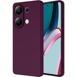 Case 4u Xiaomi Redmi Note 13 Pro 4g Kılıf Kamera Korumalı Içi Kadife Logosuz Mara Lansman Silinebilir Kılıf Koyu Mor
