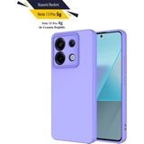 Case 4u Xiaomi Redmi Note 13 Pro 5g Kılıf Kamera Korumalı Içi Kadife Logosuz Mara Lansman Silinebilir Kılıf Lila