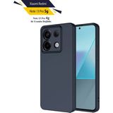 Case 4u Xiaomi Redmi Note 13 Pro 5g Kılıf Kamera Korumalı Içi Kadife Logosuz Mara Lansman Silinebilir Kılıf Siyah