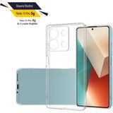 Case 4u Xiaomi Redmi Note 13 Pro 5g Kılıf Kamera Korumalı Yumuşak Silikon Şeffaf