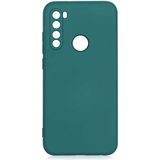 Case 4U Xiaomi Redmi Note 8 Kılıf Kamera Korumalı Içi Kadife Logosuz Mara Lansman Silinebilir Kılıf Koyu Yeşil