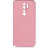 Case 4U Xiaomi Redmi Note 8 Pro Kılıf Kamera Korumalı Içi Kadife Logosuz Mara Lansman Silinebilir Kılıf Açık Pembe