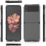 Case 4U Z Flip 3 Uyumlu Kılıf Darbe Emici Nitro Anti Shock Arka Kapak Şeffaf - Galaxy Z Flip 3