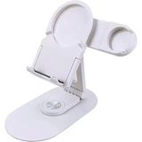 Case 4U zore SX08 Magsafe Şarj Bölmeli Telefon - Akıllı Saat Standı - Beyaz