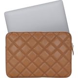 Case Club 14'' Inç Laptop ve Macbook Kılıfı Su Geçirmez Dış Yüzey Darbe Emici Koruma - 2,5cmx35cmx26cm - Taba