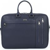 Case Club 17'' Inç Laptop Bölmeli Evrak ve El Çantası Su Geçirmez Dış Yüzey - Lacivert