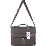 Case Club 2007 Evrak Laptop Çantası 15,6 Inç Omuz Askılı Taban Korumalı Su Geçirmez Dış Yüzey - 00Kahverengi