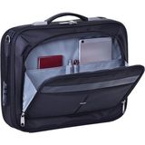 Case Club 217-1 Büyük Boy Kasalı Evrak Çantası 17 Inç Laptop Notebook Çantası - 46-35-11 cm - Siyah