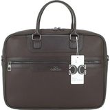 Case Club 2208 Notebook & El Omuz Çantası 15.6 Inç Laptop Bölmeli Omuz Askılı - 40-30-7,5 cm - Kahverengi