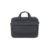 Case Club Basic Siyah Evrak Laptop Çantası 15,6 Inç Omuz Askılı Su Geçirmez Kumaş 104