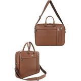 Case Club Büyük Boy 17.3 Inç Laptop Evrak Çantası - 88-Taba