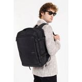 Case Club Körüklü 15.6 Laptop Bölmeli Sırt ve El Çantası - 45*30 cm - Siyah