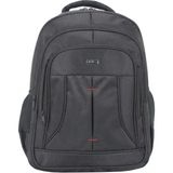 Case Club Siyah Büyük Boy 17 Inç Laptop Bölmeli Sırt Çantası Suya Dayanıklı Malzeme ile Şık Tasarım