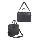 Case Club Unisex Omuz Çantası 17 inç Laptop Bölmeli Omuz Askılı A3 Kağıt Uyumlu Su Geçirmez Dış Yüzey Siyah